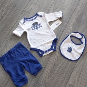 Toronto Maple Leafs Baby set with bib